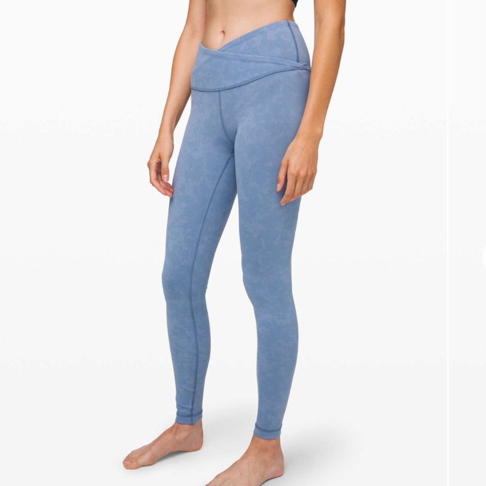 Lululemon Always On High-Rise Tight Leggings 28” Blue Size‎ 10